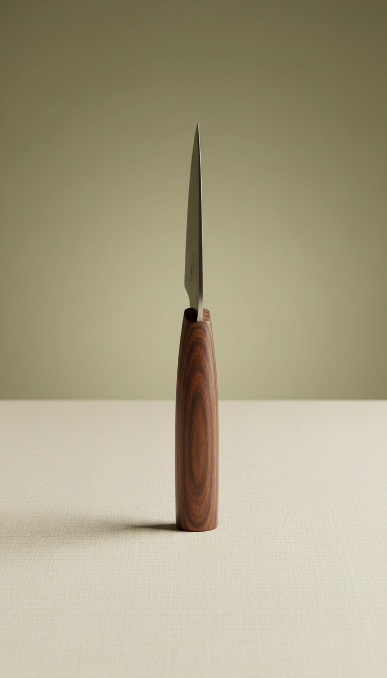 Schälmesser mit Olivenholzgriff